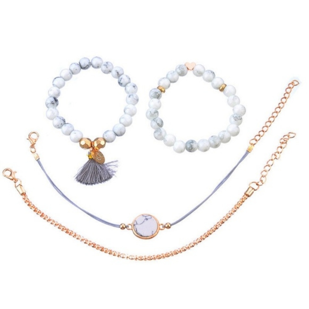 Bohemian Boho Tassel Handmade Charm Bracelet - Picture 4 of 5